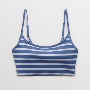 Aerie ribbed longline bikini top L